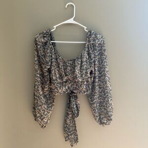 Japna Floral Long Sleeve Women's Top